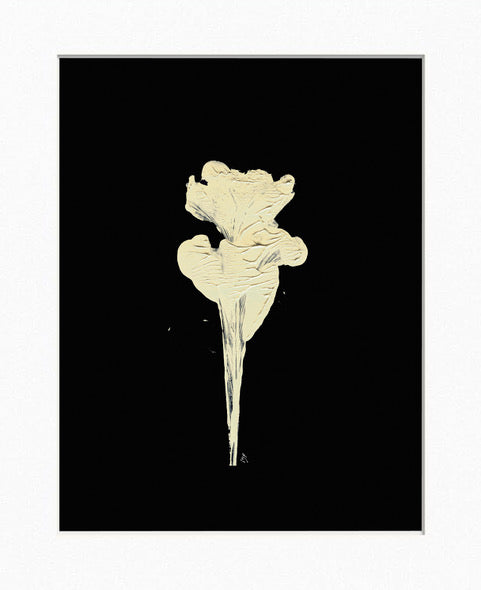 Yellow Flower+White Mount